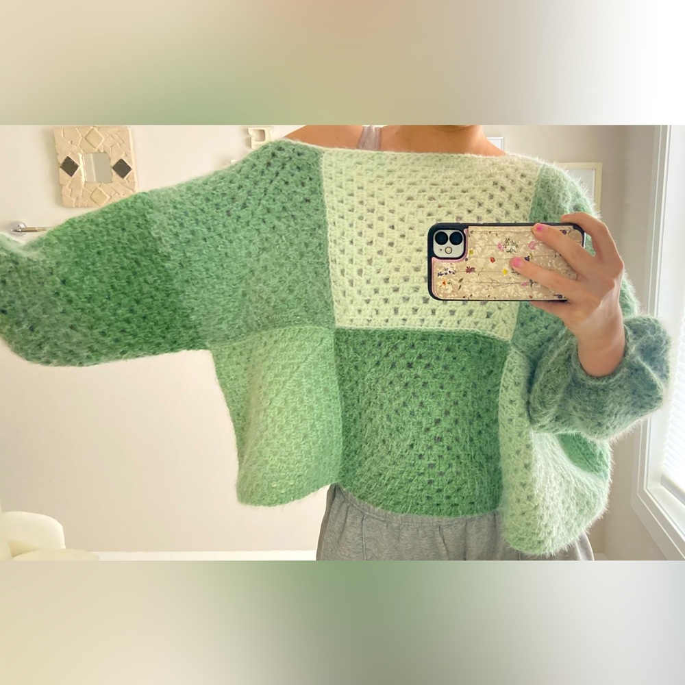 Crochet sweater
